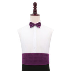 Orchid Plain Shantung Cummerbund