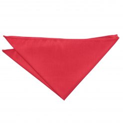 Red Shantung Slim Tie