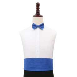 Royal Blue Shantung Slim Tie