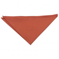 Rust Shantung Pocket Square