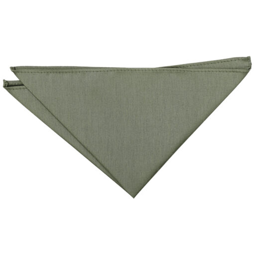 Sage Green Shantung Pocket Square