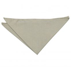 Taupe Shantung Pocket Square