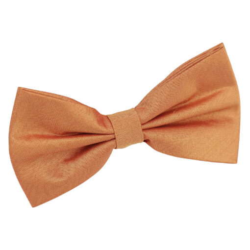 Turmeric Yellow Shantung Pre-Tied Thistle Bow Tie