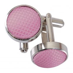 Light Pink Solid Check Tie