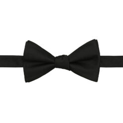 Black Solid Check Self Tie Bow Tie Black Solid Check Self Tie Bow Tie