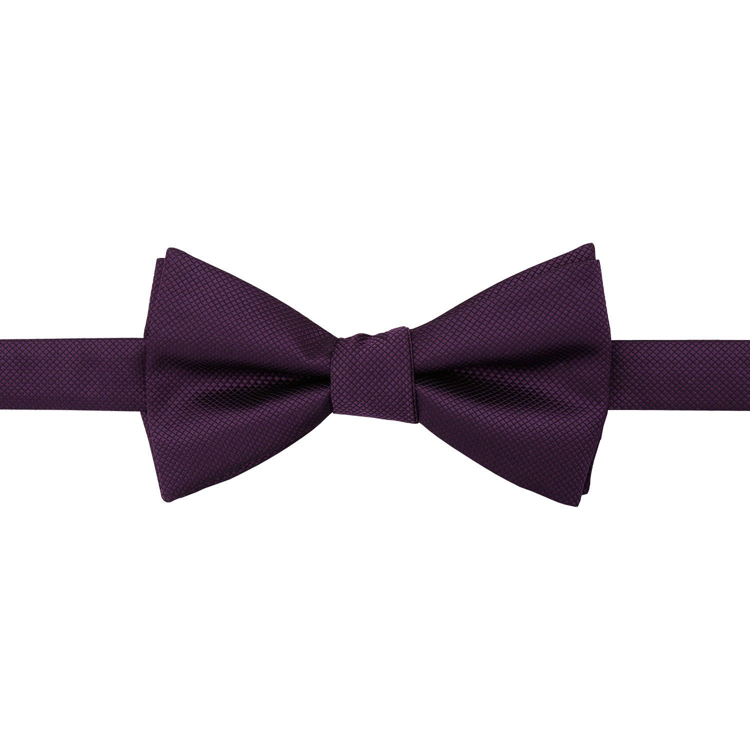 Cadbury Purple Solid Check Self Tie Bow Tie Cadbury Purple Solid Check Self Tie Bow Tie