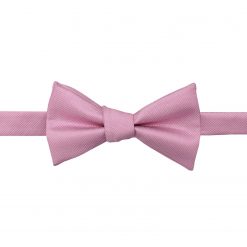 Light Pink Solid Check Self Tie Thistle Bow Tie