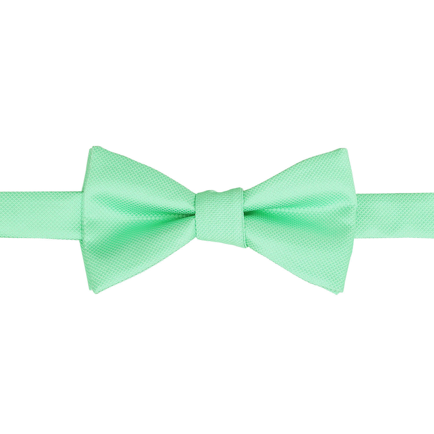 Mint Green Solid Check Self Tie Bow Tie Mint Green Solid Check Self Tie Bow Tie