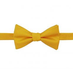 Sunflower Gold Solid Check Self Tie Thistle Bow Tie