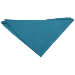 Cerulean Blue Suede Pre-Tied Bow Tie