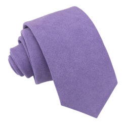 Cerulean Blue Suede Pre-Tied Bow Tie