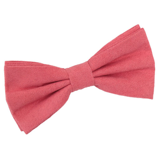 Cerulean Blue Suede Pre-Tied Bow Tie