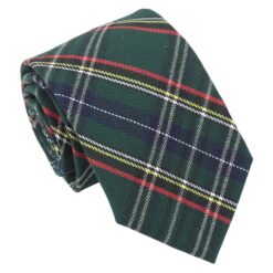 Green Tartan Plaid Modern Classic Tie