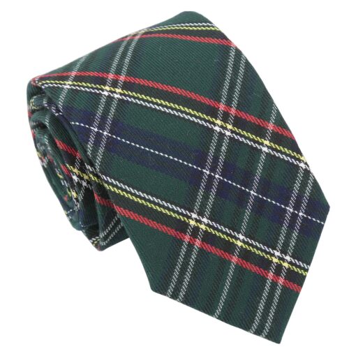 Green Tartan Plaid Tie
