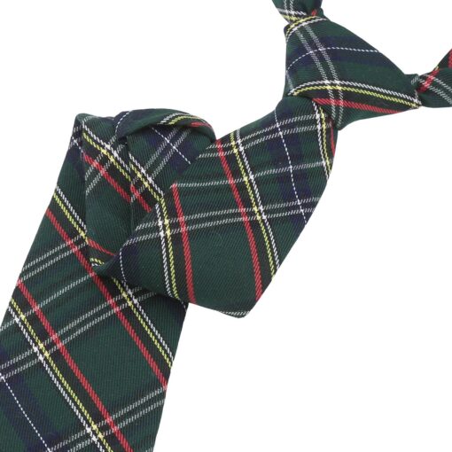 Green Tartan Plaid Modern Classic Tie