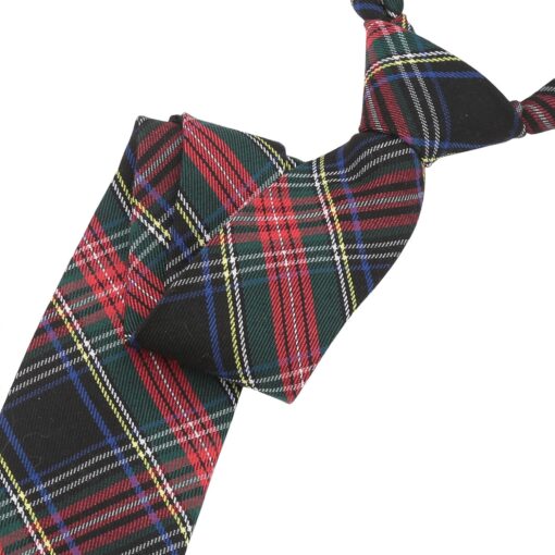 Red & Green Tartan Plaid Tie