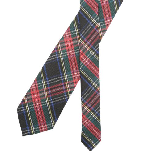 Red & Green Tartan Plaid Tie