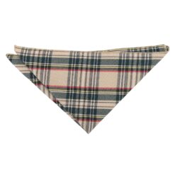 Beige Tartan Plaid Pocket Square