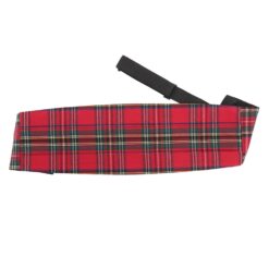 Red Royal Stewart Tartan Cummerbund