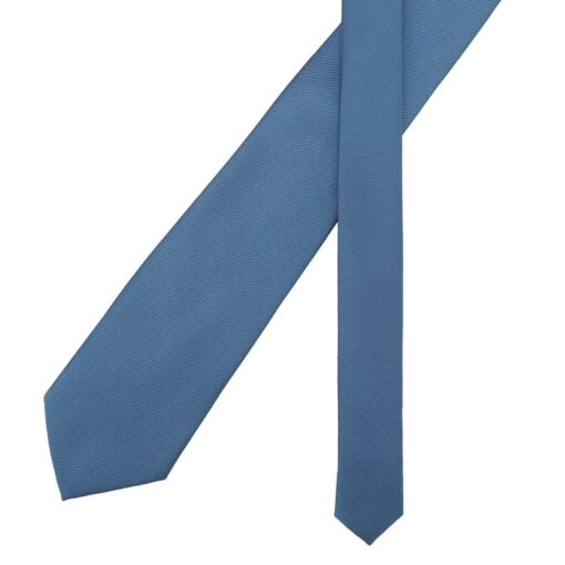 Blue Nights Plain Twill Modern Classic Tie