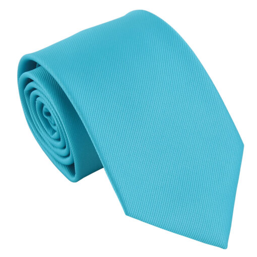 Robin's Egg Blue Plain Twill Modern Classic Tie