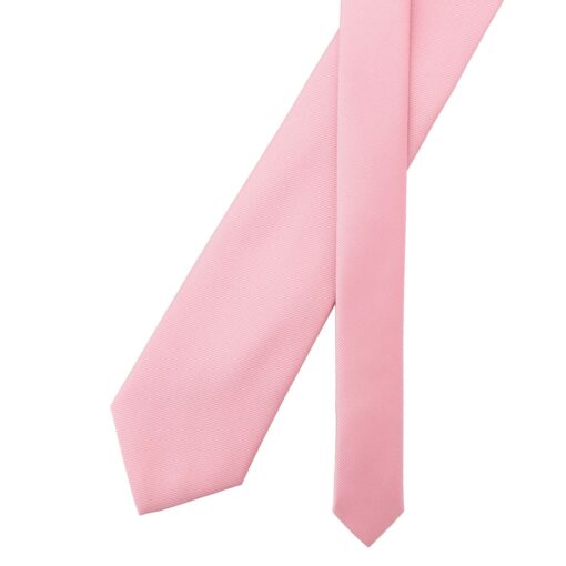 Coral Blush Plain Twill Modern Classic Tie