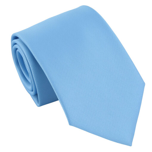 Cornflower Blue Plain Twill Modern Classic Tie