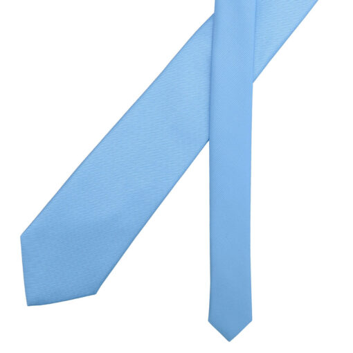 Cornflower Blue Plain Twill Modern Classic Tie