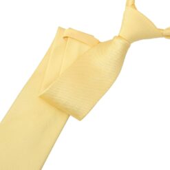 Daffodil Yellow Plain Twill Tie