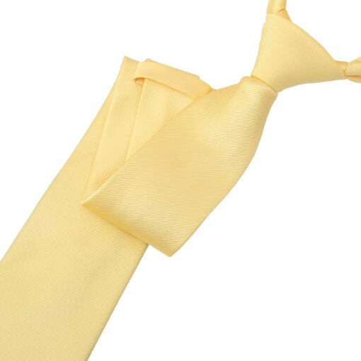 Daffodil Yellow Plain Twill Tie