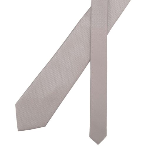 Desert Taupe Plain Twill Modern Classic Tie