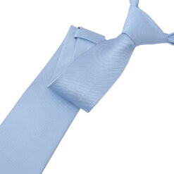 Dusty Blue Plain Twill Modern Classic Tie