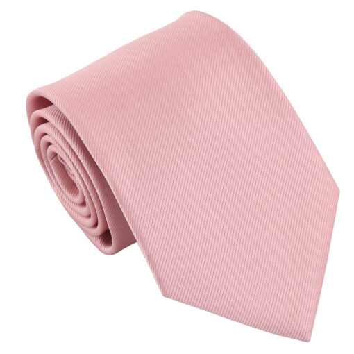 Dusty Pink Plain Twill Modern Classic Tie