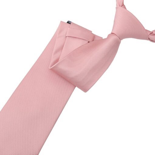 Dusty Pink Plain Twill Tie
