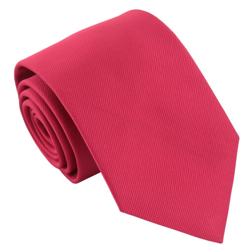 Jester Red Plain Twill Modern Classic Tie