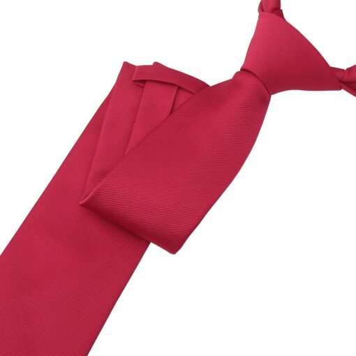 Jester Red Plain Twill Tie