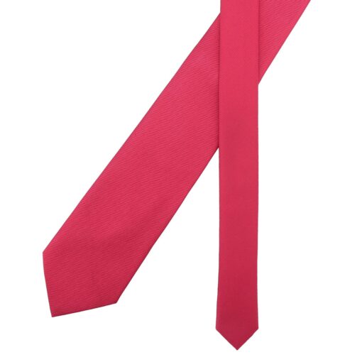 Jester Red Plain Twill Modern Classic Tie