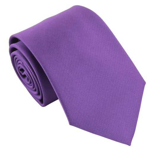 Mauve Purple Plain Twill Modern Classic Tie