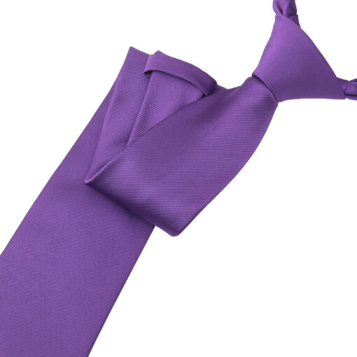 Mauve Purple Plain Twill Modern Classic Tie