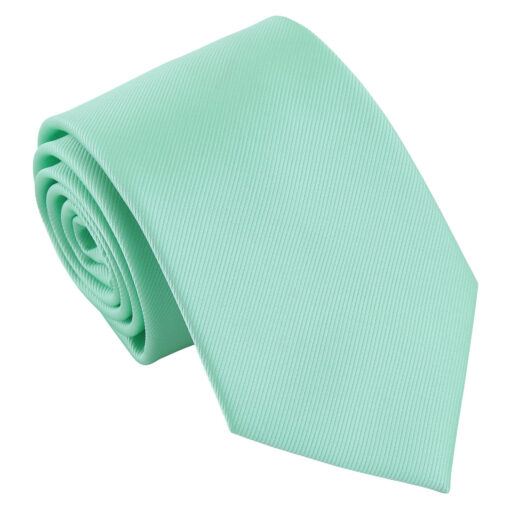 Mint Green Plain Twill Modern Classic Tie