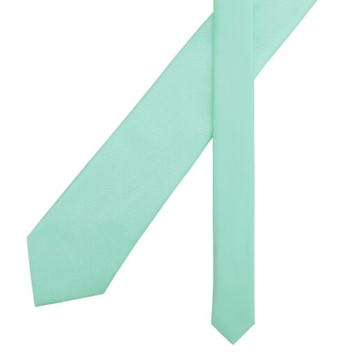 Mint Green Plain Twill Modern Classic Tie