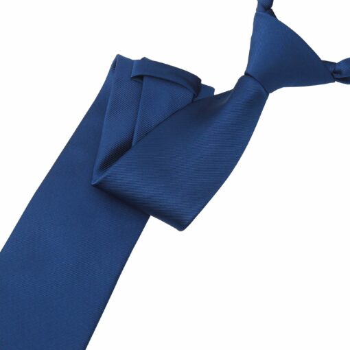 Navy Blue Plain Twill Tie