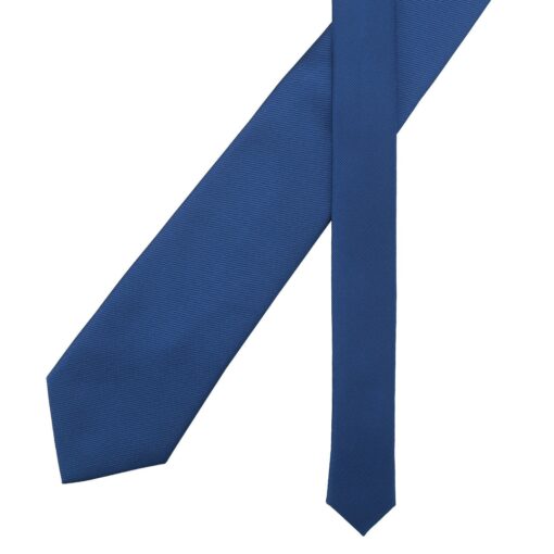 Navy Blue Plain Twill Tie