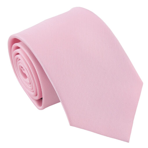 Rose Quartz Plain Twill Tie