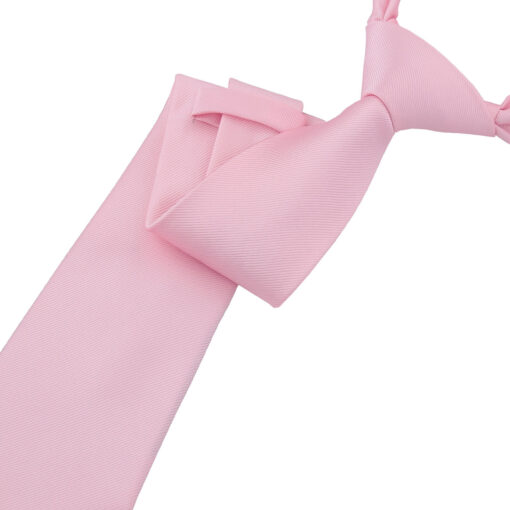 Rose Quartz Plain Twill Modern Classic Tie