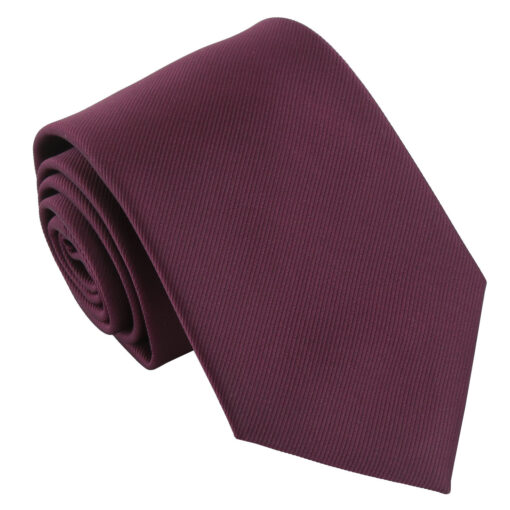 Tawny Port Plain Twill Modern Classic Tie