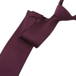 Tawny Port Plain Twill Modern Classic Tie