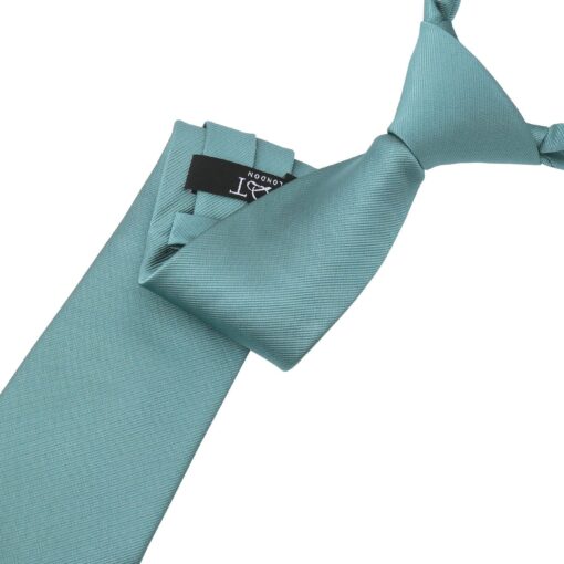 Teal Plain Twill Modern Classic Tie