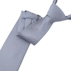 Ultimate Grey Plain Twill Modern Classic Tie