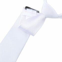 White Plain Twill Modern Classic Tie